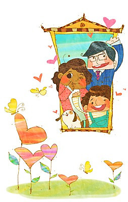 PSD 동물 한마리 여자 남자 행복 어린이 나비 액자 꽃밭 일러스트 가족 함께함 사랑 미소 웃음 사람 소년 세명 반려동물 부모 자녀 하트 강아지 즐거움 다문화 다문화사회 다문화가정 소통 기념사진 어린이만 국내일러스트 모양 1 꽃 감정 곤충 컨셉 관계 표정 사회_공동체 개 사회이슈 파일형식