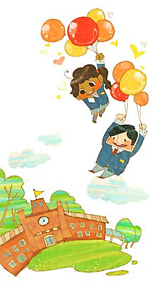 PSD 여자 남자 행복 교복 어린이 일러스트 학교 가족 하늘 함께함 사랑 웃음 사람 두명 건물 비행 즐거움 다문화 풍선 다문화사회 다문화가정 소통 어린이만 국내일러스트 건축물 옷 교육 감정 컨셉 관계 표정 사회_공동체 사회이슈 파일형식