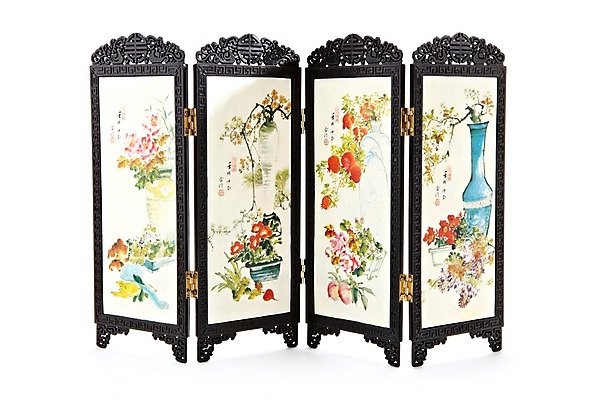 포토 JPG 스튜디오촬영 한국문화 한국전통 전통 꽃 전통문화 생활용품 액자 전통소품 한국 실내 누끼 사람없음 장식 동양화 오브젝트 그림 병풍 가림막 꽃그림 칸막이 국내포토 식물 동양문화 아시아 문화 미술 내부 파일형식