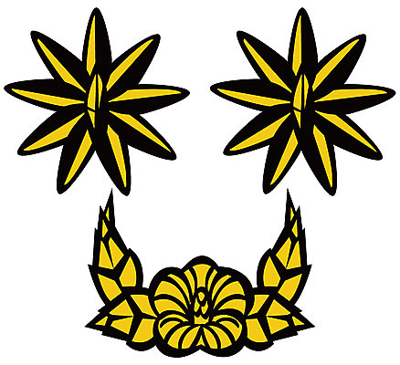 EPS 아이콘 군대 사람없음 군용 계급장 중령 2D아이콘 군인 파일형식 벡터