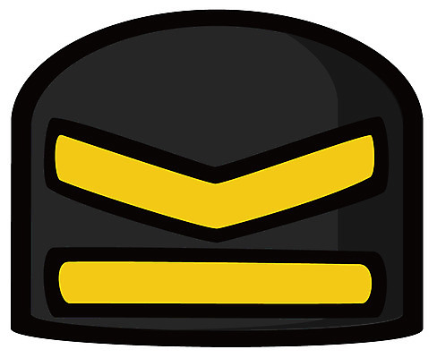 EPS 아이콘 군대 사람없음 군용 계급장 기술하사 2D아이콘 계급 파일형식 벡터