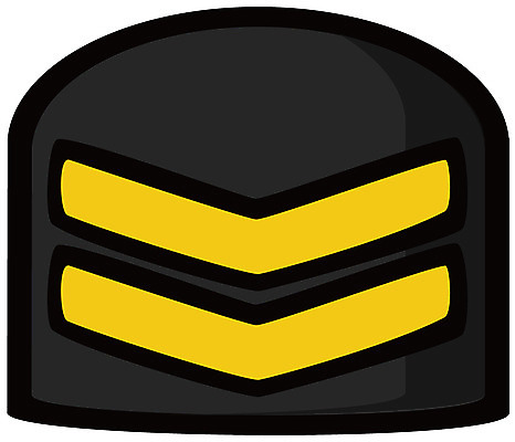 EPS 아이콘 군대 사람없음 군용 계급장 참교 하사 2D아이콘 계급 파일형식 벡터 부사관