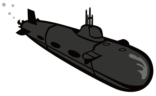 EPS 아이콘 군대 사람없음 잠수함 군용 2D아이콘 파일형식 벡터