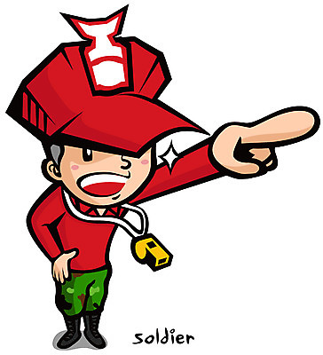 EPS 캐릭터 남자 일러스트 직업캐릭터 한명 사람 군인 전문직 호루라기 군복 군인캐릭터 훈련조교 남자만 남자한명만 일러캐릭터 직업 1 유니폼 국군 파일형식 벡터