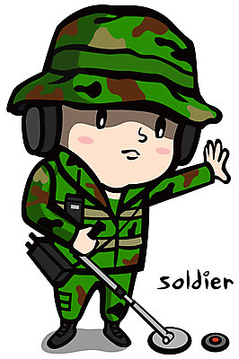 EPS 캐릭터 남자 일러스트 직업캐릭터 한명 사람 군인 전문직 군복 육군 군인캐릭터 지뢰 지뢰탐지기 남자만 남자한명만 일러캐릭터 직업 1 유니폼 군대 국군 탐지기 파일형식 벡터