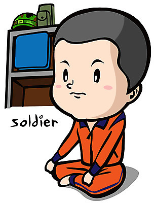 EPS 캐릭터 남자 일러스트 직업캐릭터 한명 사람 앉기 군인 전문직 군인캐릭터 남자만 남자한명만 일러캐릭터 직업 1 모션 국군 파일형식 벡터