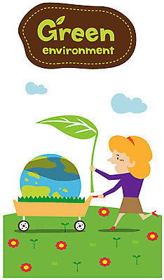 EPS 구름 여자 꽃 지구 캠페인 잎 일러스트 나뭇잎 한명 사람 초록색 새싹 자연보호 환경 그린캠페인 카트 절약 운반 그린에너지 보호 그늘 사회이슈 환경보전 여자만 여자한명만 국내일러스트 자연요소 식물 1 컬러 컨셉 자연 에너지 파일형식 벡터
