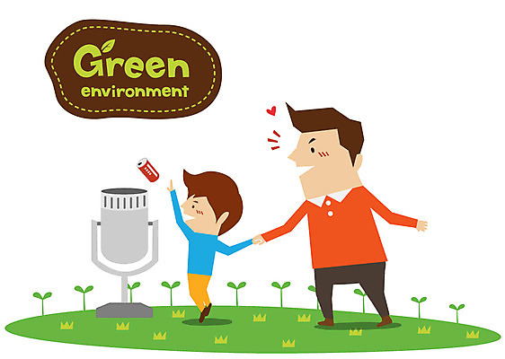 EPS 남자 아들 어린이 캠페인 일러스트 사람 소년 두명 초록색 새싹 자연보호 환경 그린캠페인 쓰레기통 절약 아빠 그린에너지 캔 보호 쓰레기 사회이슈 환경보전 부자지간 남자만 국내일러스트 식물 컬러 컨셉 가족 자연 에너지 파일형식 벡터