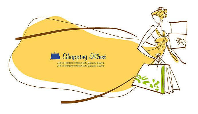 EPS 라이프스타일 원피스 여자 일러스트 선물 한명 사람 라이프 선물상자 쇼핑 쇼핑백 여자만 여자한명만 국내일러스트 1 옷 가방 생활 상자 파일형식 벡터