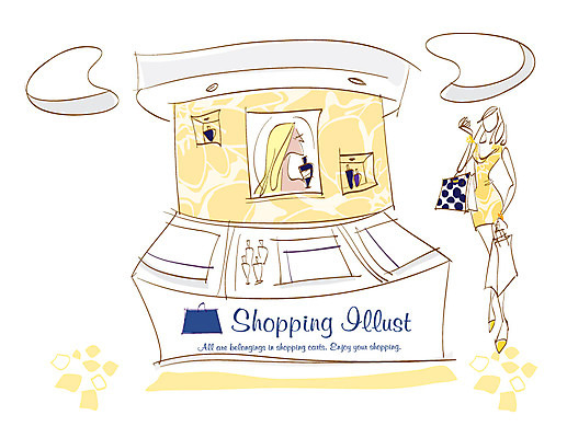 EPS 라이프스타일 여자 일러스트 한명 사람 라이프 쇼핑 쇼핑백 화장품 상품 쇼핑몰 진열장 여자만 여자한명만 국내일러스트 1 가방 생활 뷰티 파일형식 벡터