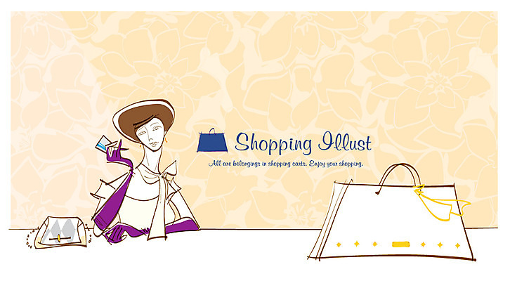 EPS 라이프스타일 여자 일러스트 한명 사람 라이프 쇼핑 쇼핑백 핸드백 신용카드 여자만 여자한명만 국내일러스트 1 가방 생활 금융 파일형식 벡터