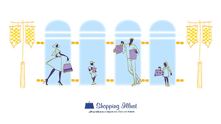 EPS 라이프스타일 여자 남자 길 어린이 다수 가로등 일러스트 가족 사람 여러명 라이프 쇼핑 쇼핑백 어린이만 국내일러스트 공공시설 가방 관계 생활 파일형식 벡터