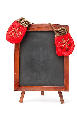 포토 JPG 스튜디오촬영 잡화 계절 기념일 컬러 장갑 크리스마스장식 크리스마스 겨울 크리스마스용품 알림판 실내 누끼 이벤트 사람없음 장식 빨간색 칠판 오브젝트 메모판 손모아장갑 국내포토 내부 용품 파일형식