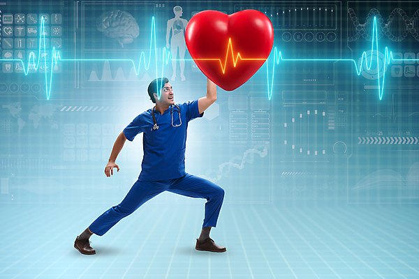 포토 JPG 해외이미지 전신 응시 남자 포즈 한명 들기 성인 앞모습 옆모습 의사 하트 맥박 심전도 홀로그램 성인남자한명만 해외202105 해외포토 모양 1 시선 뷰포인트 의학 모션 사람 의료진 남자한명만 성인남자만 파일형식