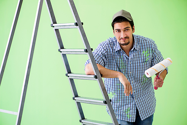 포토 JPG 해외이미지 직업 디자인 행복 벽 사다리 노동자 아파트 주택 실내 미소 사람없음 내부 건물 장식 초록색 페인트 방 공구 붓 업무 작업 수리 서비스 그림 흥분 롤 롤러 페인트붓 화가 부활 DIY 개발 건축업자 계약자 고용 복원 업그레이드 해외202105 해외포토 건축물 건축 감정 컬러 표정 취미 구직 도구 계약 채용 파일형식