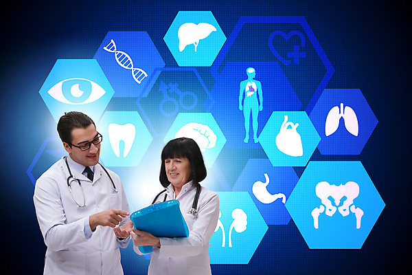 포토 JPG 해외이미지 인터넷 미래 건강 병원 실험 사람없음 치료 컴퓨터 약 디지털 장비 시험 환자 의사 DNA 뇌 멀리 인공 인터페이스 지능 홀로그램 가상 해외202105 해외포토 교육 컨셉 의학 전자제품 의료진 생명공학 파일형식