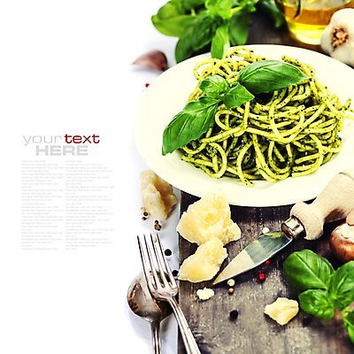 포토 JPG 해외이미지 접시 포크 치즈 파스타 실내 마늘 타이포그라피 사람없음 숟가락 올리브오일 흰배경 바질 나무도마 치즈나이프 카피스페이스 페스토 해외202004 해외포토 문자 식기 백그라운드 채소 유제품 도마 서양음식 수저 내부 목재 공백 흰색 소스_음식 나이프 기름_음식 파일형식