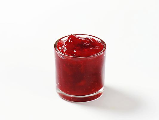 포토 JPG 해외이미지 스튜디오촬영 실내 사람없음 흰배경 유리그릇 딸기잼 과일잼 해외202004 해외202105 해외포토 그릇 백그라운드 유리 내부 흰색 잼 파일형식