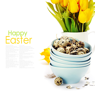 포토 JPG 해외이미지 그릇 꽃다발 부활절 실내 타이포그라피 사람없음 꽃병 튤립 껍질 흰배경 담기 메추리알 카피스페이스 해외202004 해외포토 문자 식기 기념일 꽃 백그라운드 모션 내부 알 공백 흰색 파일형식