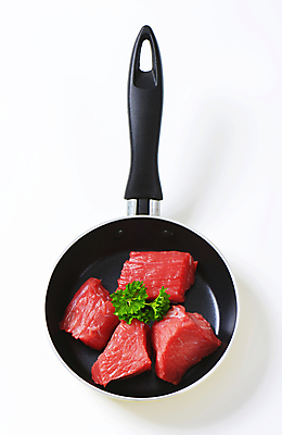 포토 JPG 해외이미지 실내 파슬리 생고기 사람없음 하이앵글 소고기 프라이팬 흰배경 해외202004 해외202105 해외포토 뷰포인트 백그라운드 채소 주방용품 육류 내부 흰색 파일형식