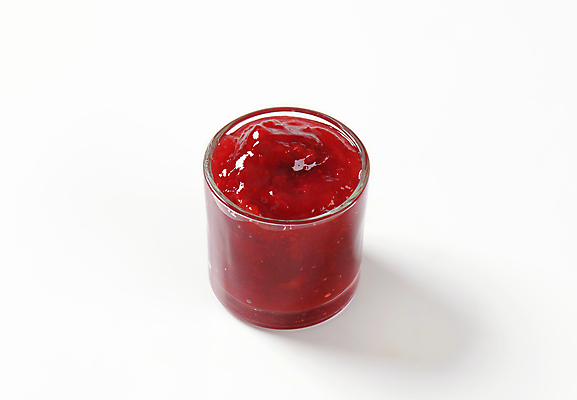 포토 JPG 해외이미지 스튜디오촬영 실내 사람없음 흰배경 유리그릇 딸기잼 과일잼 해외202004 해외202105 해외포토 그릇 백그라운드 유리 내부 흰색 잼 파일형식