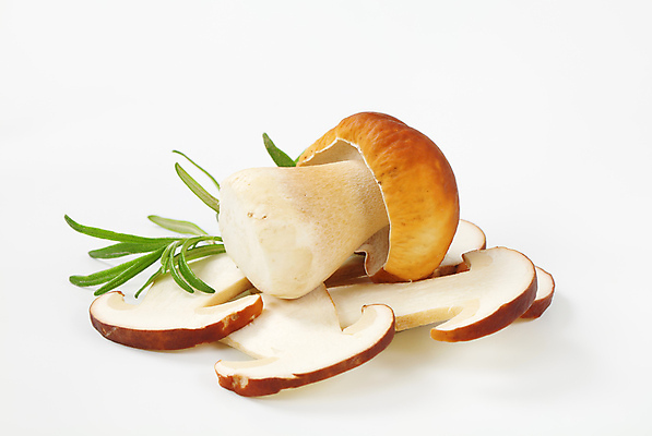 포토 JPG 해외이미지 스튜디오촬영 식재료 단면 실내 사람없음 흰배경 슬라이스 로즈메리 그물버섯 해외202004 해외202105 해외포토 백그라운드 내부 버섯 흰색 허브 파일형식