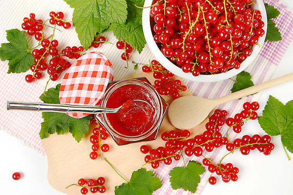 포토 JPG 해외이미지 스튜디오촬영 그릇 유리병 실내 사람없음 하이앵글 숟가락 식탁보 흰배경 나무숟가락 과일잼 과일젤리 나무도마 레드커런트 해외202004 해외202105 해외포토 식기 열매 뷰포인트 백그라운드 병_용기 도마 수저 내부 목재 흰색 잼 젤리 파일형식