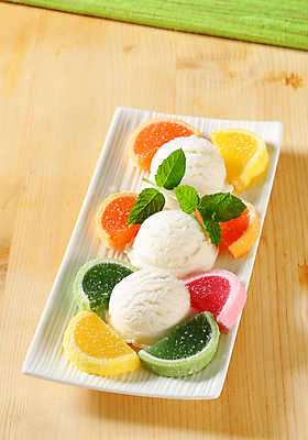 포토 JPG 해외이미지 스튜디오촬영 접시 조각 과일 아이스크림 디저트 사람없음 달콤 젤리 해외202004 해외202105 해외포토 식기 음식 실내 맛 파일형식