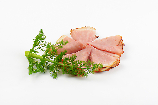 포토 JPG 해외이미지 음식 조각 육류 돼지고기 요리 사람없음 굽기 흰배경 햄 훈제 얇은 편육 해외202004 해외202105 해외포토 백그라운드 식재료 흰색 구이 파일형식