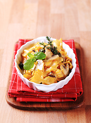 포토 JPG 해외이미지 접시 음식 조각 파스타 요리 사람없음 빨간색 버섯 인스턴트 크림 냅킨 백리향 백자 캐서롤 파르팔레 해외202004 해외202105 해외포토 식기 컬러 서양음식 도자기 용기_그릇 파스타면 파일형식