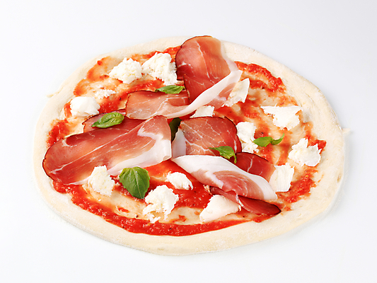 포토 JPG 해외이미지 음식 토마토 재료 치즈 피자 육류 사람없음 신선 날것 반죽 바질 모짜렐라치즈 생식 음식준비 프로슈토 해외202004 해외202105 해외포토 채소 식재료 유제품 패스트푸드 서양음식 준비 햄 파일형식