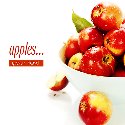 포토 JPG 해외이미지 그릇 실내 타이포그라피 사람없음 물방울 신선 사과 흰배경 담기 해외202004 해외포토 문자 식기 백그라운드 과일 모션 내부 흰색 파일형식