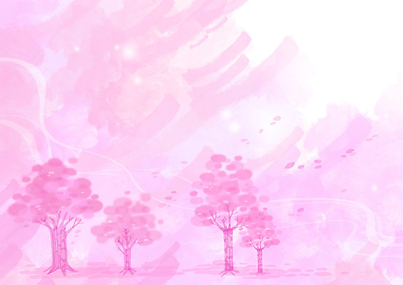 PSD 나무 식물 사계절 계절 분홍색 백그라운드 일러스트 자연 바람 사람없음 봄 계절백그라운드 봄배경 국내일러스트 자연요소 컬러 날씨 생태계 파일형식