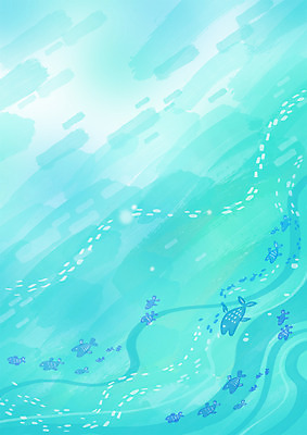 PSD 사계절 계절 물결 백그라운드 일러스트 자연 어류 사람없음 물 여름 파란색 계절백그라운드 국내일러스트 자연요소 컬러 수중동물 생태계 파일형식