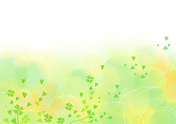 PSD 식물 사계절 계절 백그라운드 일러스트 자연 사람없음 초록색 여름 풀 네잎클로버 클로버 토끼풀 계절백그라운드 세잎클로버 국내일러스트 컬러 생태계 파일형식