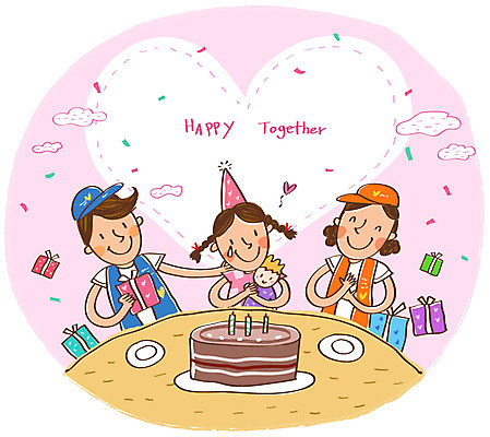 EPS 여자 남자 행복 어린이 유니폼 일러스트 함께함 희망프로젝트 선물 미소 웃음 사람 소녀 10대 세명 30대 선물상자 파티 케이크 축하 봉사 도움 생일파티 자원봉사자 사회이슈 사회복지 잔치 더불어사는사회 사회봉사 국내일러스트 옷 감정 컨셉 청소년 디저트 표정 이벤트 장년 상자 생일 복지 파일형식 벡터