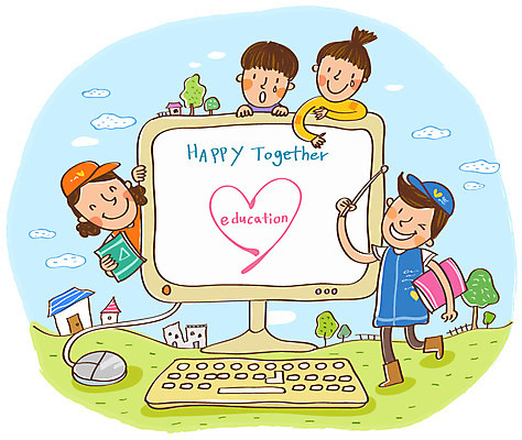 EPS 여자 교육 남자 행복 일러스트 함께함 희망프로젝트 웃음 사람 여러명 컴퓨터 모니터 하트 마우스 봉사 도움 자원봉사자 사회이슈 사회복지 더불어사는사회 사회봉사 무료교육 컴퓨터교육 국내일러스트 모양 감정 다수 컨셉 표정 전자제품 컴퓨터용품 복지 파일형식 벡터