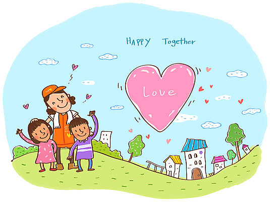 EPS 여자 남자 행복 어린이 일러스트 함께함 희망프로젝트 사랑 미소 웃음 사람 소녀 소년 건물 세명 하트 봉사 도움 자원봉사자 사회이슈 사회복지 더불어사는사회 사회봉사 어린이만 국내일러스트 모양 건축물 감정 컨셉 표정 복지 파일형식 벡터