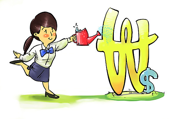 PSD 여자 일러스트 비즈니스 한명 미소 웃음 사람 잔디 초원 성인 달러 물뿌리개 비즈니스우먼 원화 화폐기호 목표 계획 열정 여자만 여자한명만 성인여자만 성인만 국내일러스트 식물 1 기호 감정 컨셉 돈 표정 직장인 화폐 파일형식