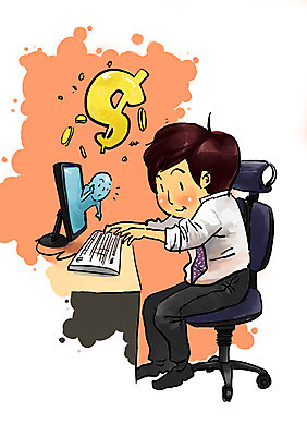 PSD 남자 돈 의자 일러스트 비즈니스 한명 사람 성인 컴퓨터 달러 모니터 업무 비즈니스맨 화폐기호 목표 계획 책상 열정 남자만 남자한명만 성인남자만 성인만 국내일러스트 1 기호 감정 가구 컨셉 전자제품 작업 직장인 재산 화폐 파일형식