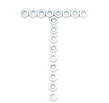 포토 스튜디오촬영 문자 알파벳 영어 대문자 실내 누끼 사람없음 너트 T 국내포토 내부 공구 파일형식