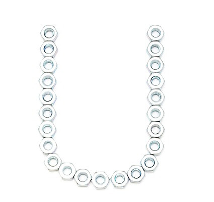 포토 스튜디오촬영 문자 알파벳 영어 대문자 실내 누끼 사람없음 U 너트 국내포토 내부 공구 파일형식