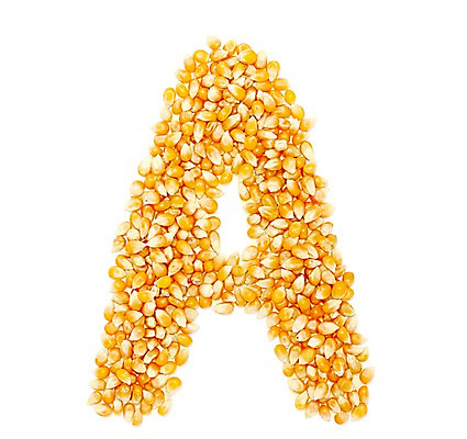 포토 스튜디오촬영 문자 알파벳 영어 대문자 실내 누끼 사람없음 과자 A 옥수수알갱이 국내포토 디저트 옥수수 내부 파일형식