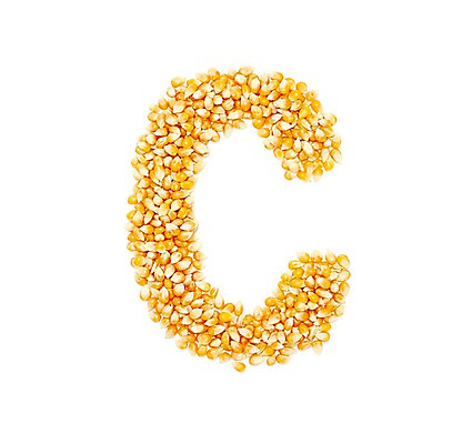 포토 스튜디오촬영 문자 알파벳 영어 대문자 실내 누끼 사람없음 과자 C 옥수수알갱이 국내포토 디저트 옥수수 내부 파일형식