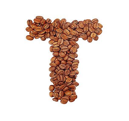 포토 스튜디오촬영 문자 알파벳 영어 커피 대문자 실내 누끼 사람없음 갈색 원두 T 국내포토 음료 컬러 내부 파일형식