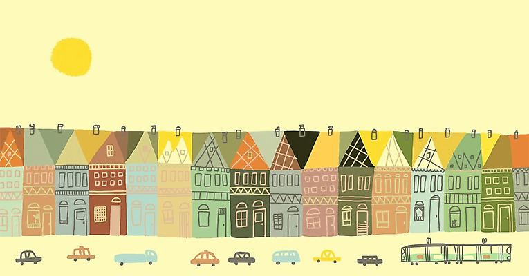 PSD 백그라운드 일러스트 자동차 버스 주택 풍경 사람없음 건물 태양 마을 도시 네덜란드 도시백그라운드 복잡 트램 국내일러스트 자연요소 건축물 유럽 육상교통 교통수단 컨셉 대중교통 파일형식