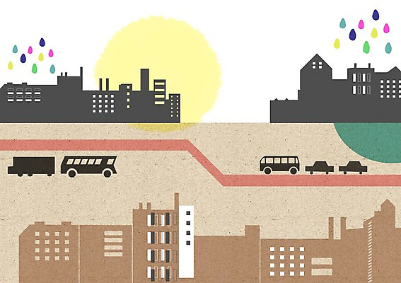 PSD 실루엣 길 백그라운드 일러스트 공장 자동차 버스 풍경 사람없음 건물 태양 도시 도시백그라운드 복잡 국내일러스트 자연요소 건축물 육상교통 컨셉 공업 대중교통 촬영기법 파일형식