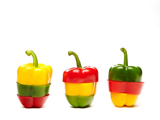 포토 JPG 스튜디오촬영 조각 채소 파프리카 실내 누끼 사람없음 빨간색 초록색 노란색 컬러푸드 국내포토 컬러 내부 파일형식