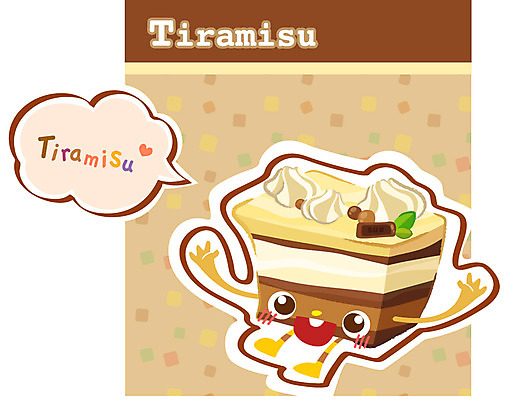 EPS 캐릭터 음식 홍보캐릭터 디저트 사람없음 제과 케이크 요식업 패턴백그라운드 음식캐릭터 타이틀 티라미수 디저트캐릭터 산업 백그라운드 패턴 제과제빵 파일형식 벡터