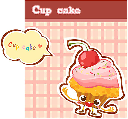 EPS 캐릭터 음식 홍보캐릭터 디저트 사람없음 제과 케이크 요식업 패턴백그라운드 컵케이크 음식캐릭터 타이틀 디저트캐릭터 산업 백그라운드 패턴 제과제빵 파일형식 벡터